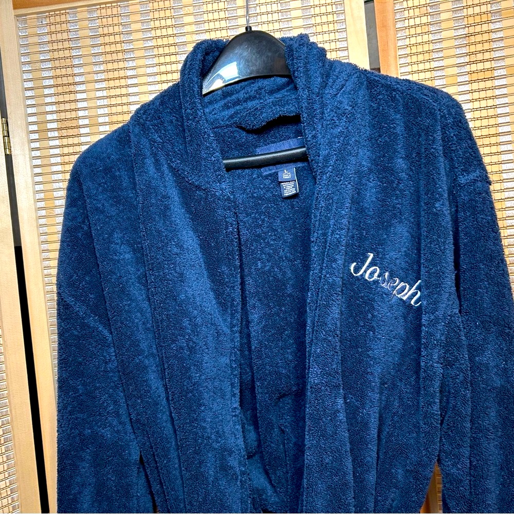 Joseph Monogrammed Robe